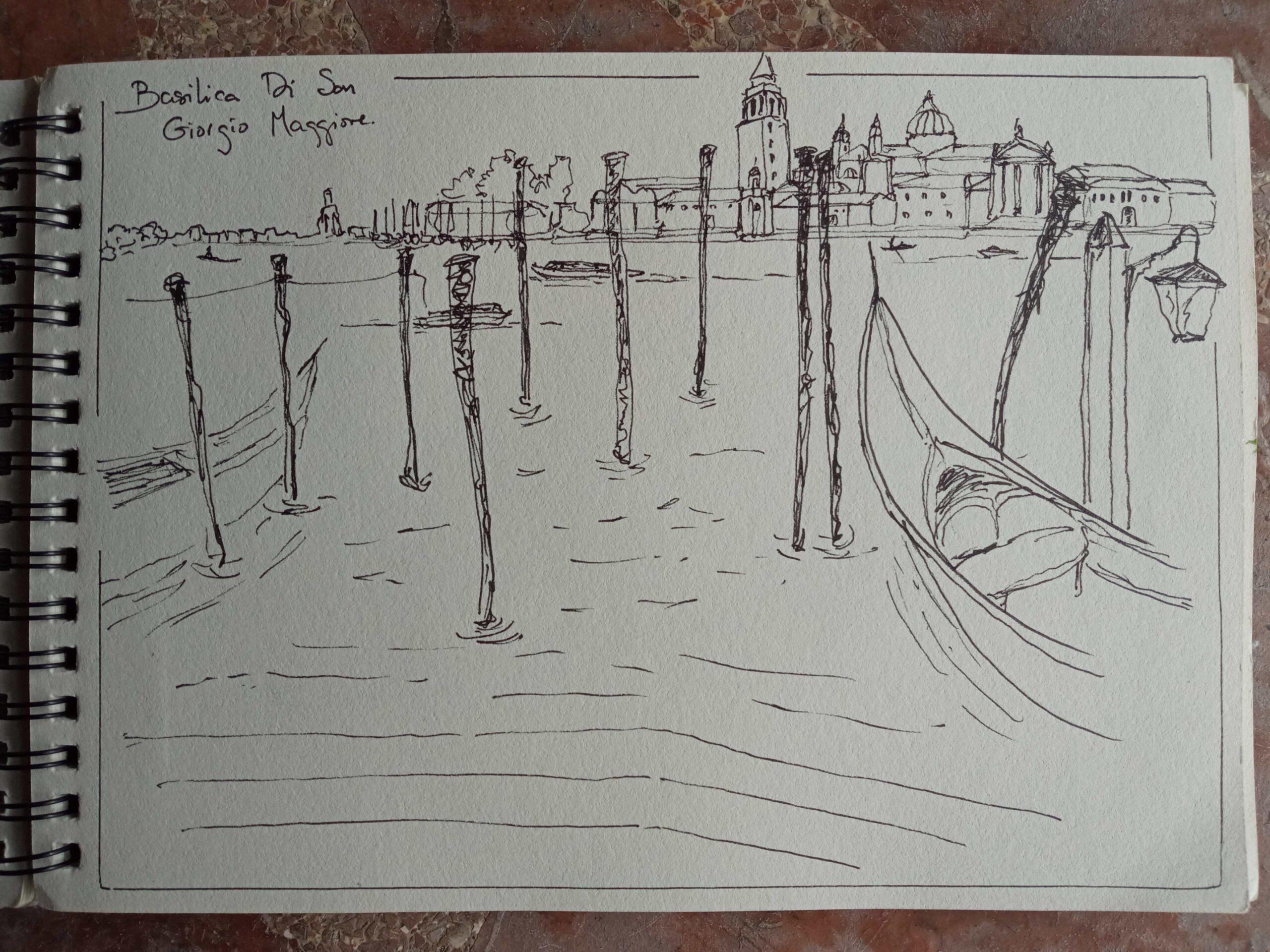 dibujo Venecia