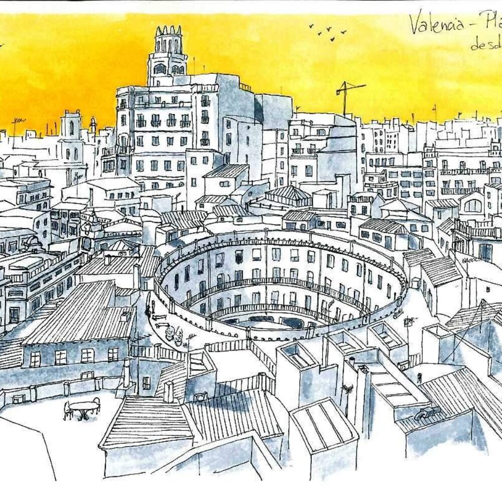 Dibujando tejados y azoteas (Valencia)